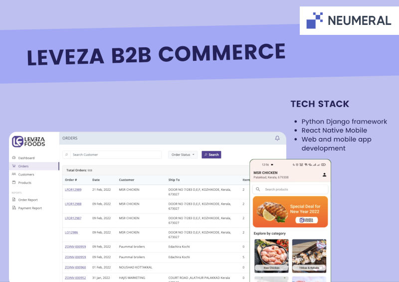 B2B e-Commerce project