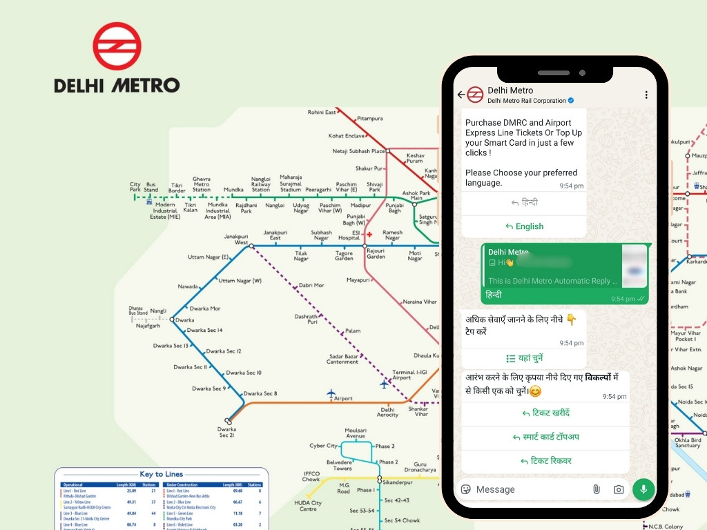 delhi metro chatbot